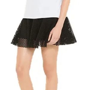 NWT Banana Republic black net skirt with lining.  Mini skirt size 4